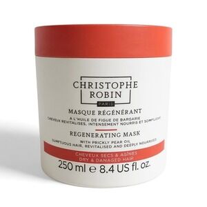 CHRISTOPHE ROBIN Regenerating Hair Mask Prickly Pear Oil 8.4 Oz Dry Damaged Hair